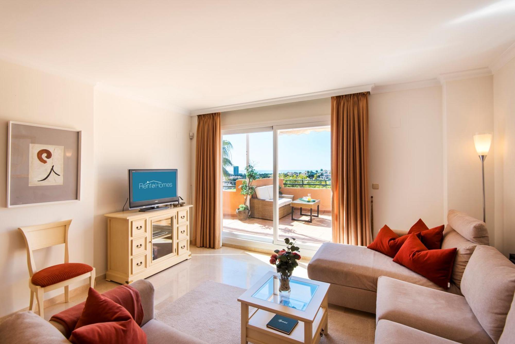 Rentandhomes Penthouse Elviria Golf Марбелья Экстерьер фото